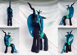 Size: 3295x2361 | Tagged: safe, artist:azdaracylius, imported from derpibooru, queen chrysalis, changeling, irl, photo, plushie, solo