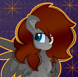 Size: 5073x4996 | Tagged: safe, artist:fededash, imported from derpibooru, oc, oc only, oc:light dash, pegasus, pony, background, chest fluff, folded wings, high res, pegasus oc, sitting, solo, wings