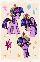 Size: 2096x3216 | Tagged: safe, artist:dariarchangel, imported from derpibooru, twilight sparkle, pony, unicorn, adorable face, bangs, big crown thingy, blushing, bust, c:, crown, cute, cute face, cute smile, doodle, doodle page, element of magic, female, full body, gem, gemstones, jewelry, looking at you, mare, portrait, purple coat, purple eyes, purple smart, regalia, sketch, sketch dump, smiling, smiling at you, smol, solo, sparkles, standing, stars, straight hair, straight mane, straight tail, three toned hair, three toned mane, three toned tail, traditional art, twiabetes, unicorn twilight