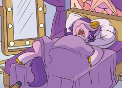 Size: 593x428 | Tagged: safe, idw, imported from derpibooru, pipp petals, pegasus, spoiler:comic, spoiler:g5comic, spoiler:g5comic04, adorapipp, bed, cropped, cute, g5, in bed, mirror, pillow, sleeping, solo