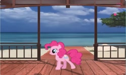 Size: 1252x750 | Tagged: safe, imported from derpibooru, pinkie pie, earth pony, collect cupcakes lick ponies, female, flash game, solo, tropical, youtube link