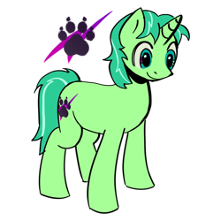 Size: 1200x1200 | Tagged: safe, artist:0liiver, imported from derpibooru, oc, oc only, oc:clawin foam, pony, unicorn, horn, sectoral heterochromia, simple background, solo, transparent background