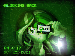 Size: 2048x1536 | Tagged: safe, artist:sixes&sevens, imported from derpibooru, sunset shimmer, fanfic:the sunset archives, equestria girls, fanfic, fanfic art, fanfic cover, green, head tilt, lens flare, looking at you, spider web