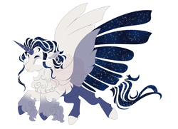 Size: 5800x4200 | Tagged: safe, artist:gigason, imported from derpibooru, oc, oc:full moon, alicorn, colored wings, glowing, glowing eyes, male, multicolored wings, offspring, parent:pony of shadows, parent:princess luna, simple background, solo, stallion, transparent background, unshorn fetlocks, wings