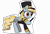 Size: 5800x4000 | Tagged: safe, artist:vultraz, oc, oc:fair flyer, pegasus, bowtie, female, hat, mare, mare fair, mare fair 2024, simple background, solo, top hat, transparent background