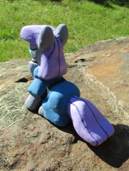 Size: 1633x2177 | Tagged: safe, alternate version, artist:malte279, imported from derpibooru, part of a set, maud pie, earth pony, pony, boulder (g4), concrete, craft, female, mare, outdoors, sculpture, solo, ytong