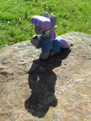 Size: 1944x2592 | Tagged: safe, alternate version, artist:malte279, imported from derpibooru, part of a set, maud pie, earth pony, pony, boulder (g4), concrete, craft, female, mare, outdoors, sculpture, solo, ytong