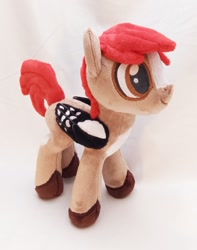 Size: 1241x1572 | Tagged: safe, artist:redi, imported from derpibooru, oc, oc only, bird, pegasus, commission, irl, pegasus oc, photo, plushie, solo, wings, woodpecker