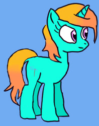 Size: 243x308 | Tagged: safe, artist:l.scratch, imported from derpibooru, oc, oc only, oc:lightning scratch, unicorn, female, horn, mare, solo