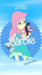 Size: 1080x1920 | Tagged: safe, imported from derpibooru, fluttershy, human, equestria girls, barbie, barbie (film), female, solo