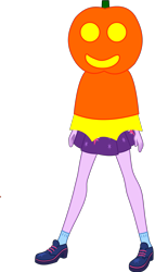 Size: 2017x3522 | Tagged: safe, artist:cartoonmasterv3, imported from derpibooru, sci-twi, twilight sparkle, human, equestria girls, drone, humanized, infected, pumpkin, solo, vector