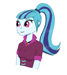 Size: 1078x1212 | Tagged: safe, artist:nismorose, imported from derpibooru, sonata dusk, human, equestria girls, eyelashes, gem, jewelry, necklace, rainbow rocks 10th anniversary, simple background, transparent background