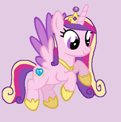 Size: 458x462 | Tagged: safe, artist:diana173076, artist:selenaede, imported from derpibooru, princess cadance, alicorn, pony, alternate universe, base used, crown, female, hoof shoes, jewelry, mare, princess shoes, regalia, simple background, solo, spread wings, tiara, white background, wings