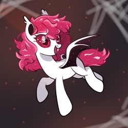 Size: 1024x1024 | Tagged: safe, artist:shaurmyau, imported from derpibooru, oc, oc only, bat pony, pony, bat pony oc, bat wings, halloween, holiday, solo, wings