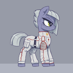 Size: 3000x3000 | Tagged: safe, artist:t72b, imported from derpibooru, earth pony, pony, battletech, clothes, female, frown, mare, scar, simple background, uniform