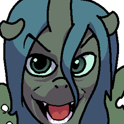 Size: 300x300 | Tagged: safe, artist:窝牛牛, imported from derpibooru, queen chrysalis, changeling, halloween, holiday, solo