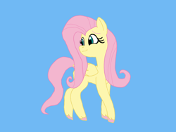 Size: 1080x810 | Tagged: safe, artist:shucku, imported from derpibooru, fluttershy, pegasus, base used, g4 to g5, g5, generation leap, simple background, tell your tale accurate