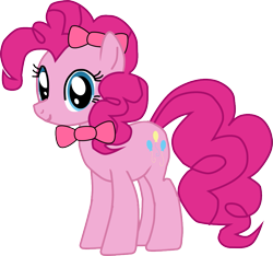 Size: 885x830 | Tagged: safe, artist:supermalikj, imported from derpibooru, pinkie pie, earth pony, pony, bowtie, female, mare, simple background, solo, transparent background