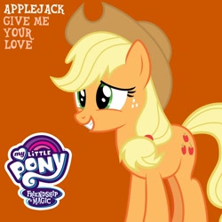 Size: 1000x1000 | Tagged: safe, imported from derpibooru, applejack, album cover, barbara mason, my little pony