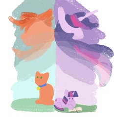 Size: 984x1055 | Tagged: safe, artist:wimple, imported from derpibooru, twilight sparkle, alicorn, cat, pony, unicorn, crossover, female, firestar, horn, male, twilight sparkle (alicorn), unicorn twilight, warrior cats