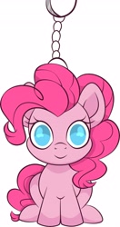 Size: 2162x4096 | Tagged: safe, artist:gelians, pinkie pie, pony, chibi, cute, female, keychain, mare, solo