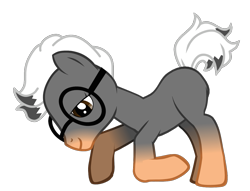 Size: 1027x786 | Tagged: artist needed, safe, imported from derpibooru, oc, oc only, oc:lttng, earth pony, glasses, simple background, solo, transparent background