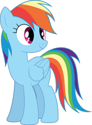 Size: 3000x4072 | Tagged: safe, artist:dashiesparkle, imported from derpibooru, rainbow dash, pony, griffon the brush off, .svg available, my little pony, simple background, solo, transparent background, vector