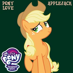 Size: 1000x1000 | Tagged: safe, imported from derpibooru, applejack, album cover, barbara mason, my little pony