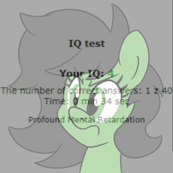 Size: 800x800 | Tagged: safe, artist:unitxxvii, imported from derpibooru, oc, oc only, oc:filly anon, earth pony, pony, bust, female, filly, foal, frown, furrowed brow, solo, text