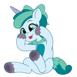 Size: 1050x1050 | Tagged: safe, artist:prixy05, imported from derpibooru, oc, oc only, oc:prixy, pony, unicorn, :p, bow, colored sclera, cute, female, hair bow, horn, mare, neck bow, ocbetes, ocbetese, simple background, solo, tail, tail bow, tongue out, transparent background