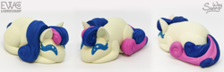 Size: 2000x645 | Tagged: safe, artist:ewc workshop, artist:sunny way, imported from derpibooru, bon bon, sweetie drops, earth pony, pony, 3d print, art, artwork, craft, cute, female, figurine, handmade, happy, irl, little buns, mare, my little pony, painting, photo, sculpture, smiling, solo, statue