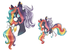 Size: 2290x1627 | Tagged: safe, artist:furtoodie, imported from derpibooru, oc, oc:prismatic star, earth pony, pony, bust, female, mare, portrait, simple background, solo, transparent background