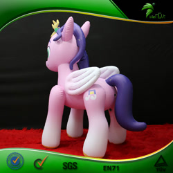 Size: 600x600 | Tagged: safe, imported from derpibooru, pipp petals, inflatable pony, pegasus, pony, bootleg, butt, crown, facing away, female, frame, g5, hongyi, inflatable, inflatable pegasus, inflation valve, inflation valve on butt, irl, jewelry, mare, matte, opaque inflatable, photo, plot, regalia, solo, standing