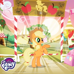 Size: 1080x1080 | Tagged: safe, imported from derpibooru, applejack, earth pony, gameloft