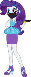 Size: 3782x9328 | Tagged: safe, artist:twilirity, editor:brokenadam, imported from derpibooru, rarity, equestria girls, absurd resolution, clothes, coronavirus, covid-19, eqg promo pose set, eyeshadow edit, face mask, female, geode of shielding, gloves, high heels, magical geodes, mask, my little pony equestria girls: better together, open mouth, pencil skirt, purple skirt, rarity peplum dress, shoes, simple background, skirt, solo, transparent background, vector