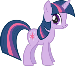 Size: 1072x953 | Tagged: safe, imported from derpibooru, twilight sparkle, pony, unicorn, leak, .svg available, full body, horn, my little pony adventures, official, side view, simple background, smiling, solo, svg, transparent background, unicorn twilight, vector