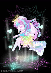 Size: 750x1061 | Tagged: safe, artist:zhaoyingli18055, imported from derpibooru, princess flurry heart, equestria girls, solo