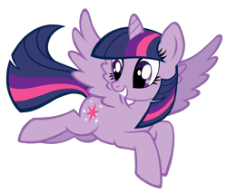 Size: 3723x3170 | Tagged: safe, imported from derpibooru, twilight sparkle, alicorn, pony, flying, official, simple background, smiling, solo, transparent background, twilight sparkle (alicorn), vector