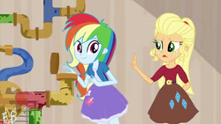 Size: 800x452 | Tagged: safe, imported from derpibooru, applejack, fluttershy, pinkie pie, rainbow dash, rarity, sunset shimmer, trixie, twilight sparkle, human, equestria girls, boots, clothes, clothes swap, high heel boots, jacket, shirt, shoes, simple background, skirt, socks, solo, transparent background, vest