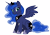 Size: 7016x4961 | Tagged: safe, alternate version, artist:derpydoodesigns, artist:derpydooreviews, imported from derpibooru, part of a set, princess luna, alicorn, pony, absurd resolution, colored, female, flat colors, looking at you, mare, multiple variants, simple background, sitting, smiling, smirk, solo, spread wings, transparent background, wings