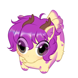 Size: 3514x3520 | Tagged: safe, artist:rrd-artist, imported from derpibooru, oc, oc only, oc:purple wingshade, deer, deer pony, hybrid, original species, pegasus, pony, antlers, chest fluff, colored wings, deer oc, ear fluff, freckles, hoof fluff, multicolored wings, non-pony oc, solo, spots, unshorn fetlocks, wings