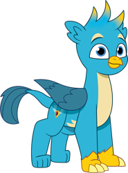 Size: 840x1134 | Tagged: safe, artist:prixy05, imported from derpibooru, gallus, griffon, g4 to g5, g5, generation leap, male, my little pony: tell your tale, simple background, solo, transparent background, vector