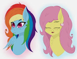 Size: 2540x1940 | Tagged: safe, artist:krymak, imported from derpibooru, fluttershy, rainbow dash, quick draw