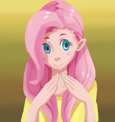 Size: 1600x1700 | Tagged: safe, artist:animesoul, imported from derpibooru, part of a set, fluttershy, human, female, humanized, solo