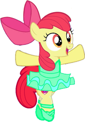 Size: 525x751 | Tagged: safe, artist:angrymetal, editor:incredibubbleirishguy, imported from derpibooru, apple bloom, ballerina, ballet, ballet slippers, cute, dancing, kid, link in description, link in source