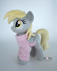 Size: 1440x1800 | Tagged: safe, artist:meplushyou, imported from derpibooru, derpy hooves, pony, clothes, irl, photo, plushie, solo, sweater