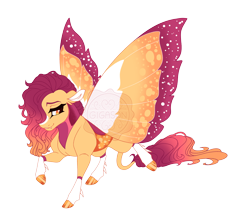 Size: 4400x3800 | Tagged: safe, artist:gigason, imported from derpibooru, oc, oc:drosophila, changepony, hybrid, female, simple background, solo, transparent background