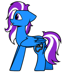 Size: 1864x2000 | Tagged: safe, artist:jellysketch, imported from derpibooru, oc, oc only, pegasus, pony, camera, mlem, pegasus oc, profile, side view, silly, simple background, solo, tail, tongue out, white background, wings