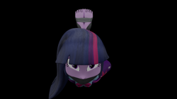 Size: 3840x2160 | Tagged: safe, alternate angle, alternate version, artist:ennddy, imported from derpibooru, twilight sparkle, human, equestria girls, 3d, angry, barefoot, black background, bondage, bound and gagged, clothes, damsel in distress, feet, feet tied, female, gag, hands behind back, high res, hogtied, kidnapped, simple background, skirt, solo, tape, tape bondage, tape gag, tied up