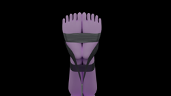 Size: 3840x2160 | Tagged: safe, artist:ennddy, imported from derpibooru, twilight sparkle, human, equestria girls, 3d, barefoot, black background, bondage, bound and gagged, damsel in distress, feet, feet tied, female, gag, high res, hogtied, kidnapped, simple background, solo, tape, tape bondage, tied up